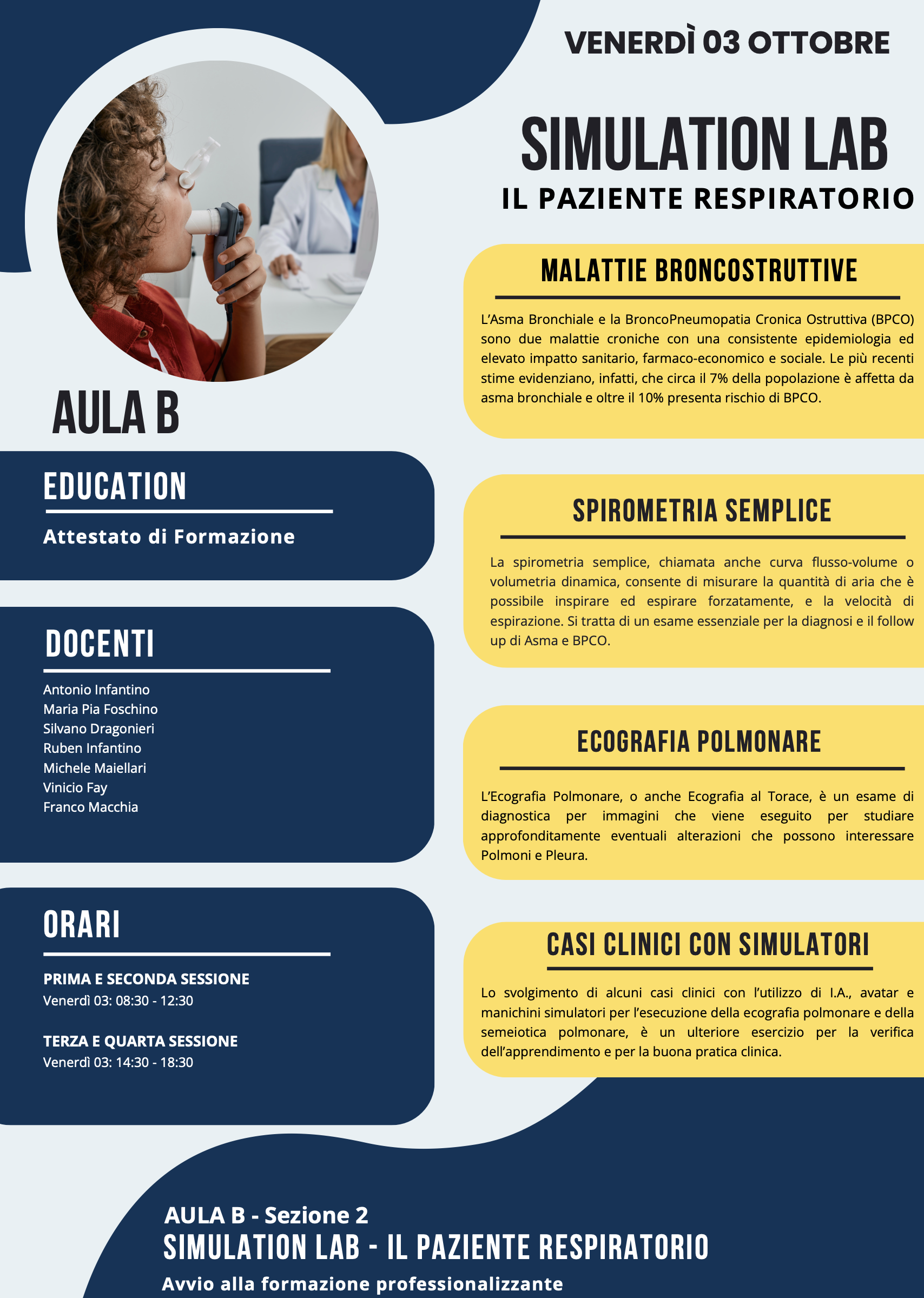 SIMULATION LAB, IL PAZIENTE RESPIRATORIO - 13° CONGRESSO NAZIONALE SIICP_img